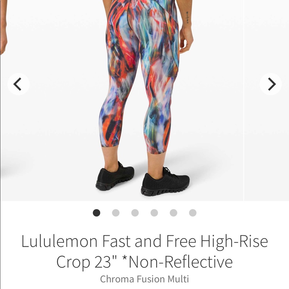 Euc fast and free crop 23” size 6